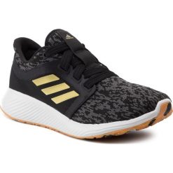 Buty adidas - Edge Lux 3 W EF7034 Cblack/Goldmt/Ftwwht. Czarne buty sportowe damskie Adidas, z materiału, sportowe, do biegania. W wyprzedaży za 249,00 zł.