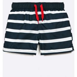 Name it - Szorty dziecięce 80-122 cm. Niebieskie spodenki chłopięce marki Name it, bez wzorów, z poliesteru, casualowe. W wyprzedaży za 49,90 zł.