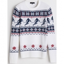 Sweter z motywem zimowym - Kremowy. Białe bez kategorii Reserved, s. Za 119,99 zł.