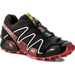 Buty SALOMON - Spikecross 3 Cs 383154 27 G0 Black/Radiant Red/White. Szare buty sportowe męskie marki Salomon, z gore-texu, na sznurówki, outdoorowe, gore-tex. W wyprzedaży za 489,00 zł.