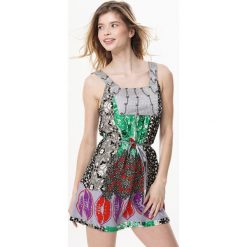 Szara Sukienka Mess About. Szare sukienki damskie Born2be, xl, w paski, z okrągłym kołnierzem. Za 49,99 zł.