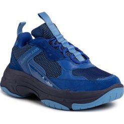 Sneakersy CALVIN KLEIN - Marvin B4S0133 Multi Nautical Blue. Niebieskie sneakersy męskie Calvin Klein, na co dzień, bez wzorów, z zamszu, eleganckie, bez zapięcia. Za 799,00 zł.