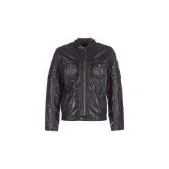 Kurtki skórzane Pepe jeans CINNAMON. Czarne kurtki męskie marki Pepe Jeans, s, bez wzorów, z jeansu, bez kaptura. Za 1063,20 zł.