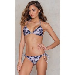 Stroje dwuczęściowe damskie: NA-KD Swimwear Dół od bikini Triangle – Purple,Multicolor
