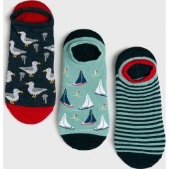 Medicine - Stopki Coast to Coast (3 pack). Szare skarpetki męskie MEDICINE, bez wzorów, z elastanu. Za 39,90 zł.