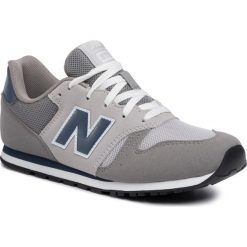 Sneakersy NEW BALANCE - YC373KG Szary. Szare półbuty damskie New Balance, ze skóry ekologicznej. W wyprzedaży za 189,00 zł.
