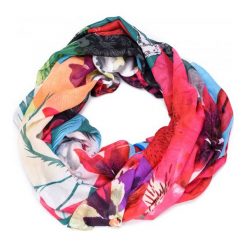Chusty damskie: Desigual Chusta Damska Wielokolorowy Crhystal Gogo