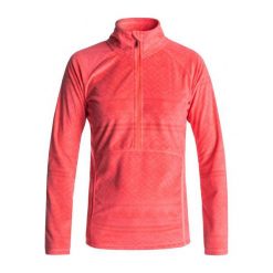 Roxy Cascade Neon Grapefruit S. Pomarańczowe bluzy sportowe damskie marki Roxy, s, z polaru, z krótkim rękawem, krótkie. W wyprzedaży za 149,00 zł.