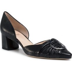 Półbuty HÖGL - 9-104535 Black 0100. Czarne półbuty damskie HÖGL, z aplikacjami, ze skóry, eleganckie, bez obcasa, na obcasie, bez zapięcia. W wyprzedaży za 459,00 zł.