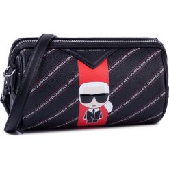 Torebka KARL LAGERFELD - 96KW3253 Black. Czarne listonoszki damskie KARL LAGERFELD, bez wzorów, ze skóry ekologicznej, klasyczne, bez dodatków. Za 839,00 zł.