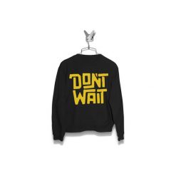 Bluza Don't Wait Męska. Szare bluzy męskie Failfake, xxl, bez wzorów, bez kołnierzyka, bez rękawów, bez kaptura. Za 170,00 zł.