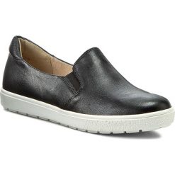 Półbuty CAPRICE - 9-24662-26 Black Nappa 022. Czarne półbuty damskie skórzane Caprice, na płaskiej podeszwie. W wyprzedaży za 179,00 zł.
