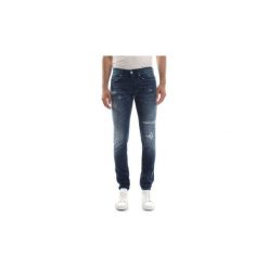 Jeansy slim fit Dondup GEORGE UP232. Niebieskie jeansy męskie Dondup, m, bez wzorów. Za 737,76 zł.