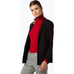 Marie Lund - Blezer damski – Coordinates, czarny. Czarne bolerka i narzutki damskie Marie Lund, bez wzorów, bez rękawów. Za 349,95 zł.