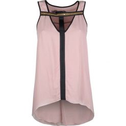Patrizia Pepe Bluzka "Top". Żółte topy damskie Patrizia Pepe, m, w koronkowe wzory, z koronki, bez kołnierzyka. Za 329,00 zł.