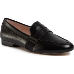 Lordsy MARC O'POLO - 002 15793202 142 Black 990. Czarne półbuty damskie Marc O'Polo, ze skóry ekologicznej, bez obcasa, na płaskiej podeszwie. Za 569,00 zł.