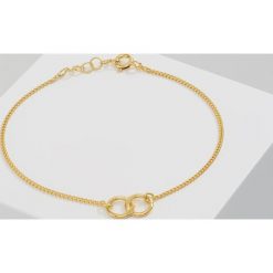 Bransoletki damskie na nogę: Vibe Harsløf BRACELET INFINITY Bransoletka goldcoloured