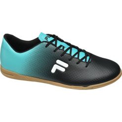 Halówki męskie Fila czarne. Czarne buty sportowe męskie Fila, z materiału, na sznurówki. Za 139,90 zł.