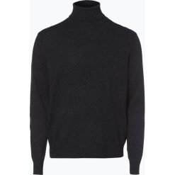 Andrew James - Sweter męski z dodatkiem kaszmiru, szary. Szare swetry męskie marki Andrew James, s, bez wzorów, z wełny, z golfem, bez kaptura. Za 179,95 zł.