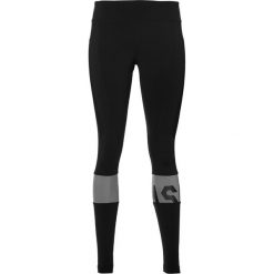 Asics Color Block Tight 146422-0904 leginsy damskie czarne M. Czarne legginsy sportowe damskie Asics, s, bez wzorów, z elastanu, do biegania. W wyprzedaży za 149,99 zł.