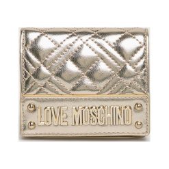 Love Moschino - Portfel. Żółte portfele damskie Love Moschino, bez wzorów, ze skóry ekologicznej. W wyprzedaży za 269,90 zł.