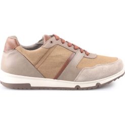 Geox Wilmer Tenisówki Brązowy. Pomarańczowe trampki męskie Geox, bez wzorów, ze skóry, bez zapięcia. Za 378,95 zł.