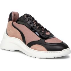 Sneakersy UNISA - Escace Multi Black/Roxe. Różowe półbuty damskie Unisa, ze skóry. Za 549,00 zł.