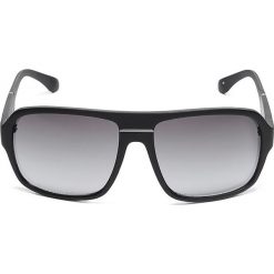 Guess Jeans - Okulary GG2105. Czarne okulary przeciwsłoneczne męskie Guess Jeans, z jeansu, prostokątne. Za 499,90 zł.
