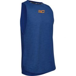 Under Armour SC30™ Basketball Podkoszulek Niebieski. Niebieskie podkoszulki męskie Under Armour, l, bez wzorów, z bawełny, bez rękawów. Za 188,95 zł.
