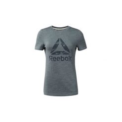 T-shirty i Koszulki polo Reebok Sport Koszulka Training Essentials Marble Logo. Niebieskie koszulki damskie polo marki Reebok Sport, s, bez wzorów, bez rękawów. Za 99,95 zł.