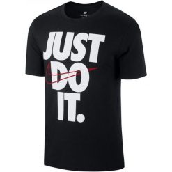 Nike Koszulka Męska M Nsw Tee Hbr 3 S/Black/University Red L. Czerwone koszulki sportowe męskie marki Nike, s, z tkaniny. Za 99,00 zł.