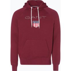 Bluzy męskie: Gant - Męska bluza nierozpinana, czerwony