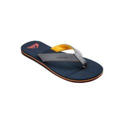 Japonki Laser grip męskie. Niebieskie klapki męskie marki Quiksilver, m, bez wzorów, z gumy, sportowe, bez kołnierzyka, bez rękawów. Za 119,99 zł.