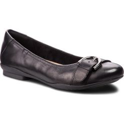 Baleriny CLARKS - Neenah Lark 261356474 Black Leather. Czarne baleriny damskie Clarks, bez wzorów, ze skóry, klasyczne, bez obcasa. W wyprzedaży za 179,00 zł.