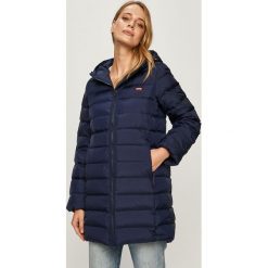 Levi's - Kurtka puchowa. Niebieskie kurtki damskie Levi's®, s, bez wzorów, z poliesteru, długie, z kapturem. Za 1059,00 zł.