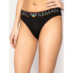Figi klasyczne Emporio Armani Underwear 162525 0P217 00020. Czarne figi damskie Emporio Armani Underwear, l, bez wzorów, z elastanu. W wyprzedaży za 109,00 zł.