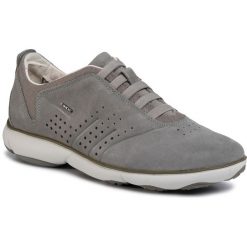 Półbuty GEOX - U Nebula A U72D7A 00022 C1006 Grey. Szare półbuty męskie Geox, na co dzień, bez wzorów, ze skóry, eleganckie, bez zapięcia. Za 559,00 zł.