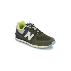 Buty Dziecko New Balance GC574. Zielone trampki dziewczęce New Balance, bez wzorów, bez zapięcia. Za 231,20 zł.