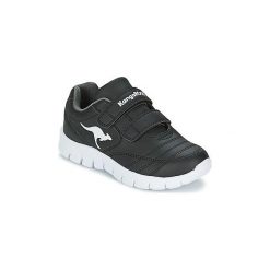 Buty Dziecko Kangaroos BLUERUN 2081. Czarne trampki chłopięce marki KangaROOS. Za 129,00 zł.