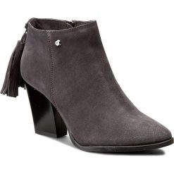 Botki SERGIO BARDI - Monica FW127279117MP 205. Szare botki damskie skórzane marki Sergio Bardi, ze szpiczastym noskiem, na obcasie. W wyprzedaży za 219,00 zł.