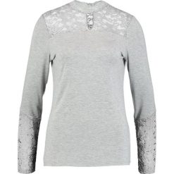 Bluzki asymetryczne: Cream MALENA Bluzka z długim rękawem light grey melange