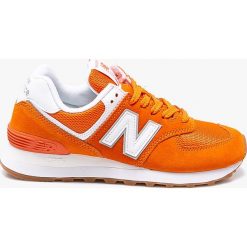 New Balance - Buty WL574ESU. Szare buty sportowe damskie marki New Balance, z materiału. W wyprzedaży za 279,90 zł.