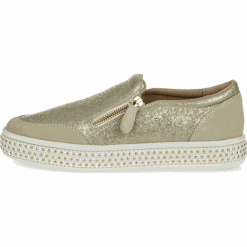 Geox tenisówki damskie Leelu D94FFF 06P22 36 beżowy. Brązowe trampki i tenisówki damskie Geox, ze skóry, na zamek. W wyprzedaży za 359,00 zł.