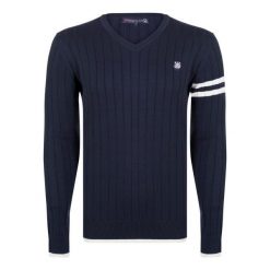 Giorgio Di Mare Sweter Męski Xl Ciemny Niebieski. Niebieskie swetry klasyczne męskie marki Giorgio di Mare, m. W wyprzedaży za 169,00 zł.