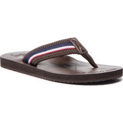 Japonki U.S. POLO ASSN. - Zante EGADI4111S9/T1 Dkbr. Pomarańczowe klapki męskie U.S. Polo Assn., bez wzorów, ze skóry ekologicznej. Za 119,00 zł.