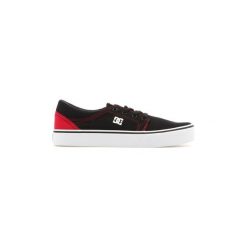 Buty Dziecko DC Shoes DC Trase TX ADBS300084-BLR. Czarne trampki chłopięce marki DC Shoes, bez wzorów, bez zapięcia. Za 125,30 zł.