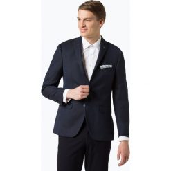 Marynarki męskie: Pierre Cardin – Marynarka męska z dodatkiem lnu – Ralf, niebieski