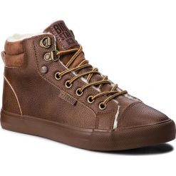Sneakersy BIG STAR - BB274008 Camel. Pomarańczowe półbuty damskie marki BIG STAR, na co dzień, bez wzorów, ze skóry ekologicznej, retro, bez obcasa, na płaskiej podeszwie, bez zapięcia. Za 129,00 zł.