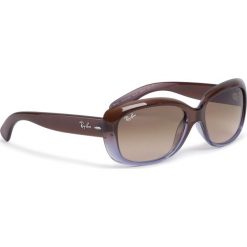 Okulary przeciwsłoneczne RAY-BAN - Jackie Ohh 0RB4101 860/51 Brown/Brown. Pomarańczowe okulary przeciwsłoneczne damskie Ray-Ban. W wyprzedaży za 419,00 zł.