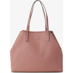 Guess Jeans - Damska torba shopper, różowy. Różowe torby damskie na zakupy Guess Jeans, z aplikacjami, z jeansu, bez dodatków. Za 579,95 zł.